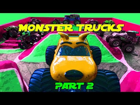 ⚠️ 👹 DIY Kids Monster Truck Arena 👹 CAUTION : Extreme Play ⚠️ : Part 2 : Hot Wheels Monster Jam!