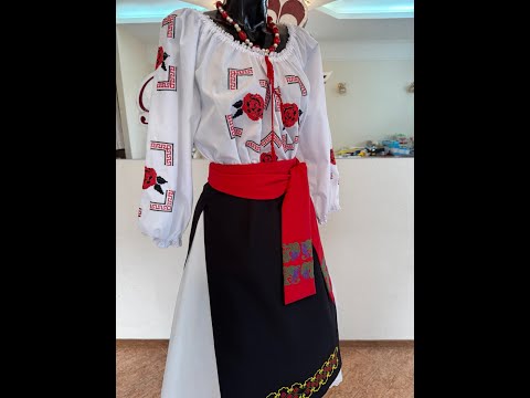 Молдавская национальная юбка J 0154(4503) - video 2
