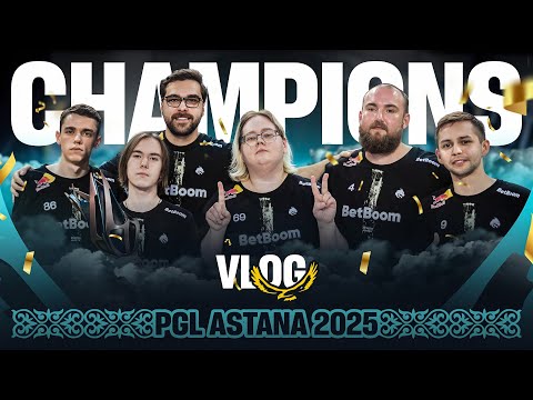 TEAM SPIRIT: PGL ASTANA 2025. CHAMPIONS VLOG (ENG SUB)