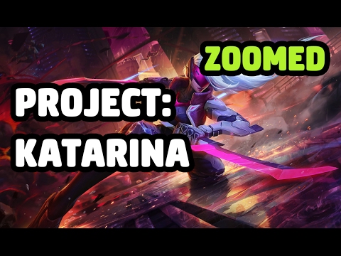 PROJECT: KATARINA SKIN ZOOMED SPOTLIGHT - LEAGUE OF LEGENDS