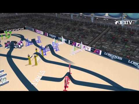 Longines FEI World Cup™ Jumping 2014/15 - London Olympia - Round 1 Course Animation