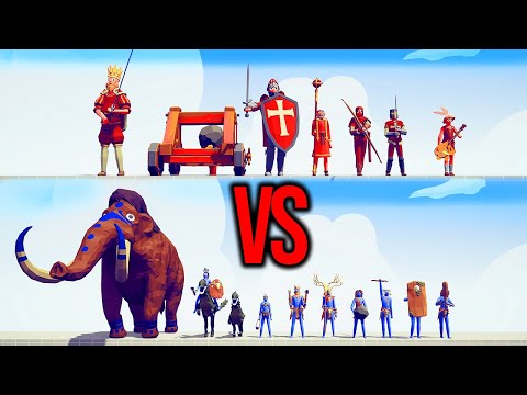 TRIBAL TEAM vs MEDIEVAL TEAM #34 | TABS - Totally Accurate Battle Simulator