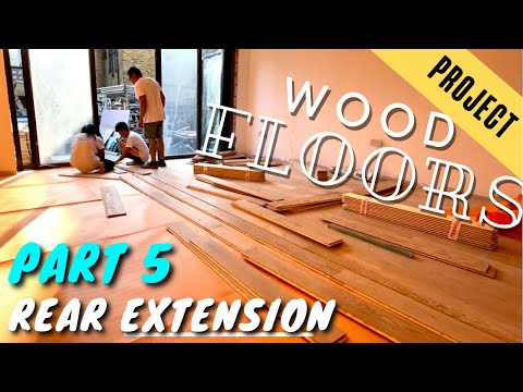 DIY 6m House Extension - Part 5: Painting, Wood Floors and Lights