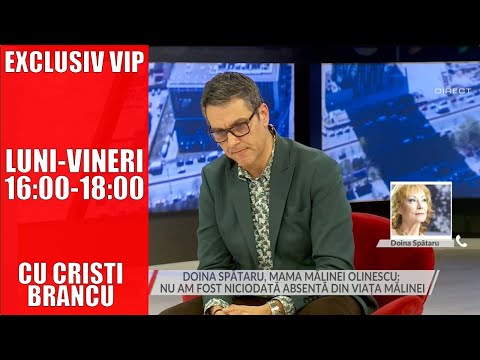 DOINA SPĂTARU, RĂSPUNDE ACUZAȚIILOR LUI CĂLIN GEAMBAȘU: "NU AM FOST ABSENTĂ DIN VIAȚA MĂLINEI"