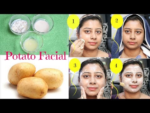How to do Potato Facial || आलू से कैसे करे फैशियल Video