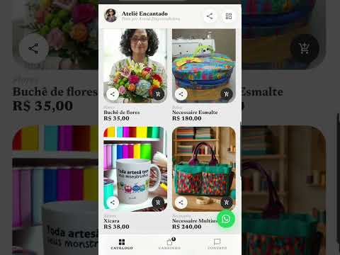 Preview do App da Loja