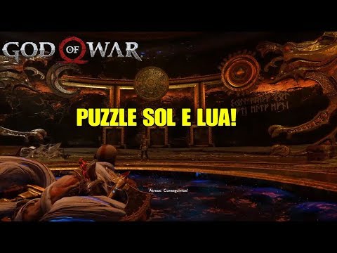 GOD OF WAR 4 - PUZZLE LOBO SOL E LUA!