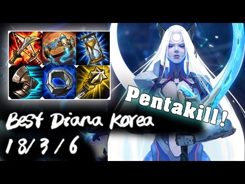 Best Diana Korea Mid vs Zed | Korea High Elo Replays
