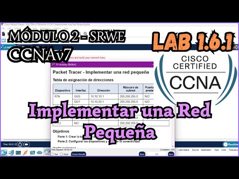 1.6.1 Packet tracer - Implementar una red pequeña (Resolucion)