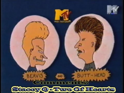 90s Throwback: Beavis and Butt-Head reacts to Stacey Q - Two Of Hearts [1986]