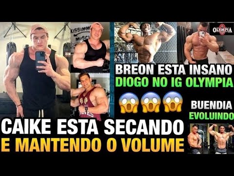 CAIKE ENORME E SECANDO RÁPIDO - BREON SHAPE ATUAL IMPRESSIONA - DIOGO NO IG DO OLYMPIA E MAIS