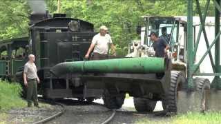 preview picture of video 'Cass Railroad, USA - Problem at the Water Tank'