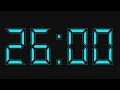 26 Minute Timer With Alarm Sound At The End 26 Minute Countdown