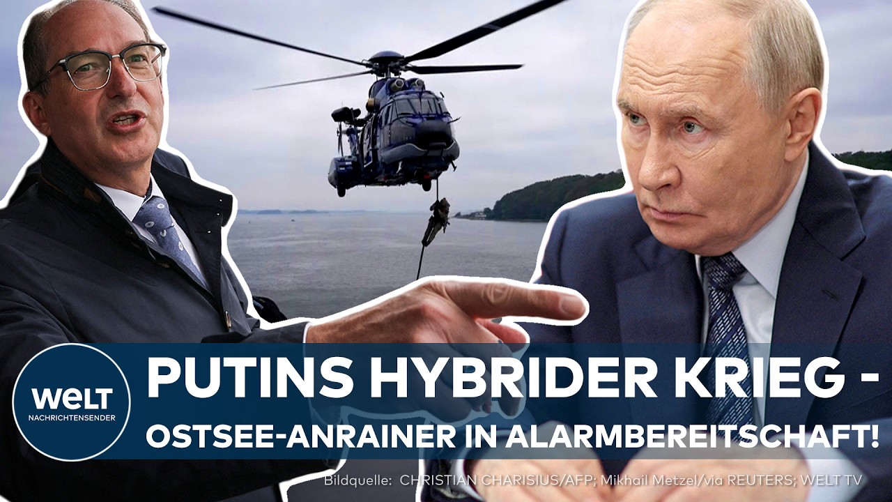 PUTINS HYBRIDER KRIEG: Innenminister warnen vor neuer Eskalationsstufe! Gefahr an der Ostsee