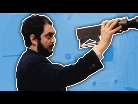 Stanley Kubrick On The Set of 2001: A Space Odyssey