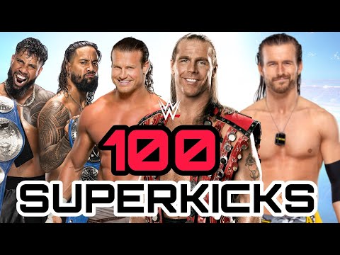 WWE - 100 Superkick Compilation