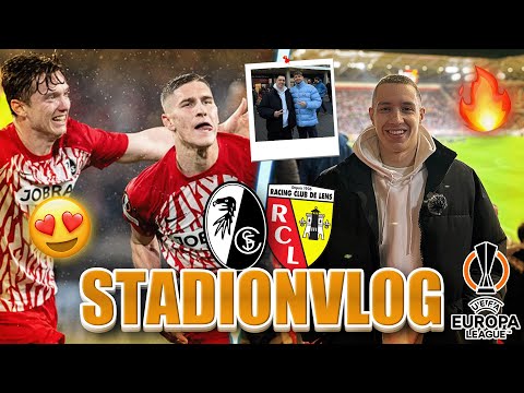 SC Freiburg vs. RC Lens | EL Stadionvlog 🏟🔥 eine MAGISCHE NACHT ✨🤍❤