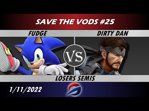 STV #25 - Fudge (Sonic) vs Dirty Dan (Snake) Losers Semis - Smash Ultimate
