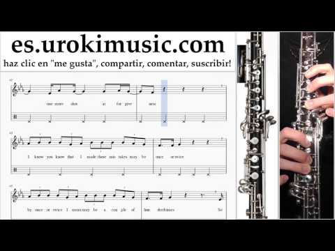 Tutorial de Oboe Justin Bieber - Sorry Clases Notas Parte#2 um-i927