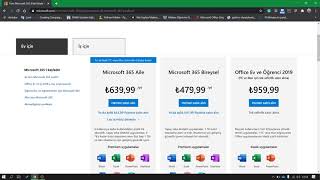 Microsoft  Office 365  Ev İş Paket Farkları
