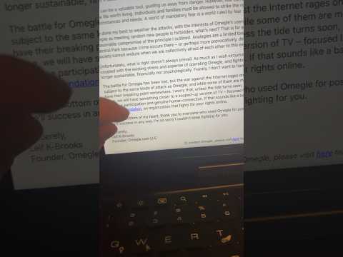 Omegle closed down says Leif k-Brooks : Founder, Omegle.com, LLC
