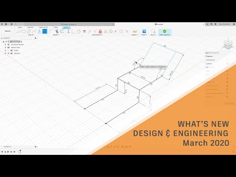 What's New in Fusion 360 Design & Engineering – March 2020
