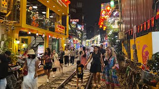 Vietnam's Most Dangerous Street | 3 Hours on Train Street