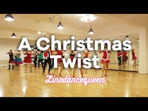 A Christmas Twist Line Dance (Junghye Yoon) Beginner Demo