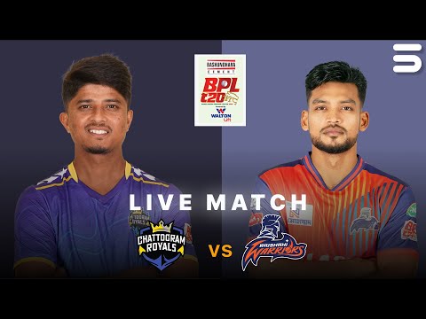 Live | Chattogram Royals vs Rajshahi Warriors | Match 32 | Qualifier 1 | BPL 2026 | M3Z1J