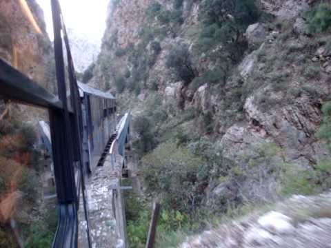 Οδοντωτος(rack railway) Vouraikos river PELOPONNESE