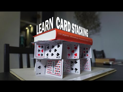 Learn How To Stack Playing Cards! (The Correct Way)