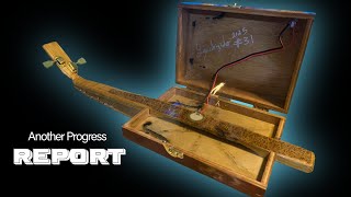 Leg Fiddle Update: Movable Copper Frets & Piezo Pickup (DIY Viola da Gamba) #cigarboxguitars
