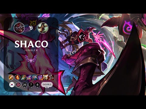 Shaco Jungle vs Nidalee - KR Master Patch 13.24