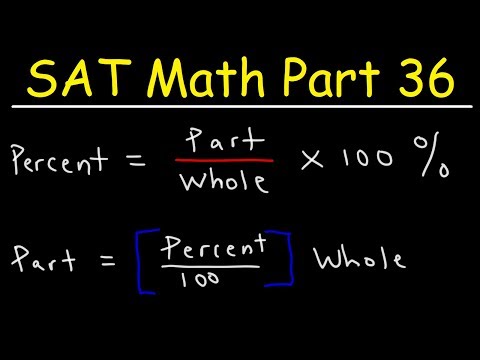 SAT Math Part 36 Percentages Membership