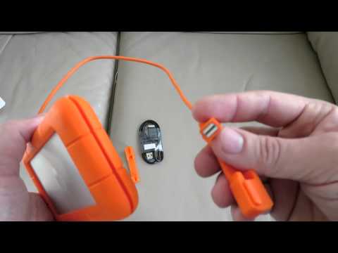 Lacie Rugged Thunderbolt Hard Drive Review Setup & Unboxing