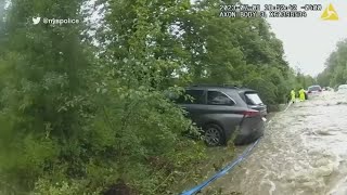 Stranded motorists rescued from raging floodwaters in Rockland County