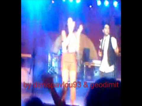 Ivi Adamou ft Melisses - Krata ta matia sou klista (live -finikoudes, larnaka 2011)