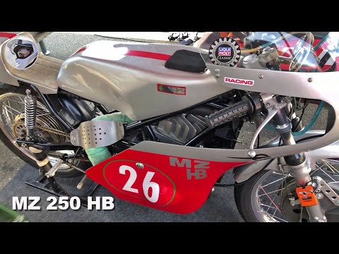 MZ HB 250 - early 70s East German 2-stroke air/water cooled racing motorcycle