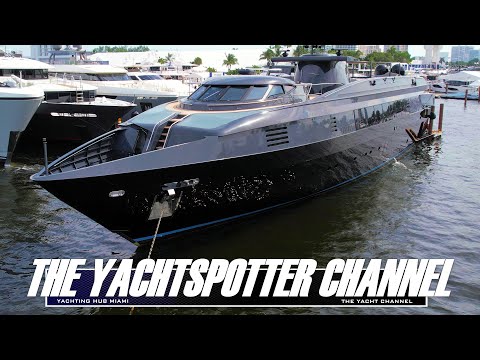 FLIBS Pre Show - Blue Ice is a 41.15m/135' motor yacht built by Baglietto