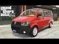 Volkswagen T5 2011 Facelift для GTA 5 видео 2