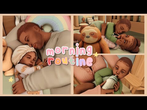 Our Morning Routine! Sims 4 Family Gameplay Ep.7 🥞 #thesims4 #roleplay