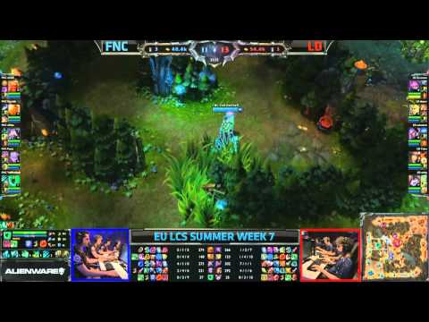 Fnatic (FNC) vs LemonDogs (LD) || EU LCS Summer 2013 W7D2 || Full Game HD