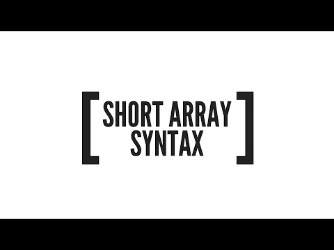 PHP Short Array Syntax Array Dereferencing