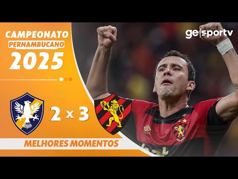 RETRÔ 2 X 3 SPORT | MELHORES MOMENTOS | FINAL 1 - CAMPEONATO PERNAMBUCANO 2025 | ge.globo