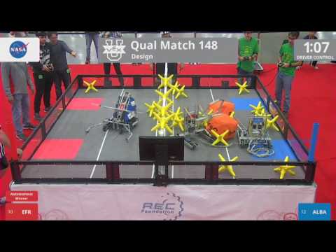 2017 VEXU Design Q148 - EFR vs ALBA - 37 to 16