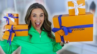 HUGE LV BIRTHDAY HAUL 🎂 NEW LOUIS VUITTON BAG 💚 2 NEW MURAKAMI PIECES AND MORE