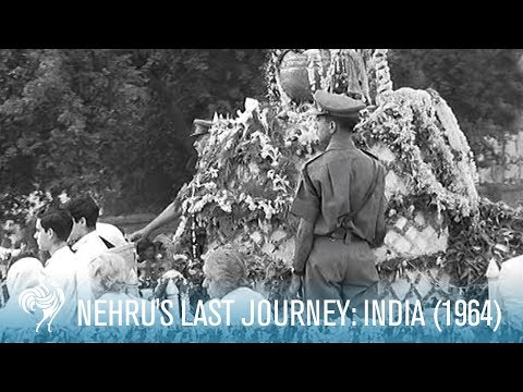 Nehru's Last Journey: Indian Prime Minister’s Final Wish (1964) | British Pathé