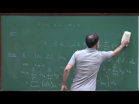 Doctorate program: Functional Analysis - Lecture 5: Finite dimensional linear spaces