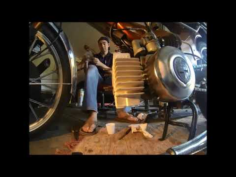 Puch moped top end rebuild, How to