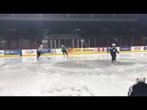 London Knights practice in Erie - April 6, 2017 before game 1 of series